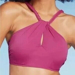 Shade & Shore NwT. Swim Pink Bra Molded Cup Bra Size 36C